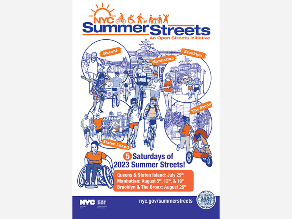 NYC Summer Streets Expands To All 5 Boroughs Happenings In Hamden And   Summerstreets Poster 2023  