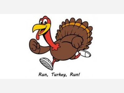 Join the Annual Run Turkey Run 5K in Hamden on Thanksgiving Day.