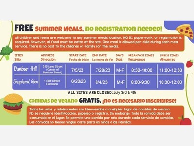 Free Summer Meals for Kids