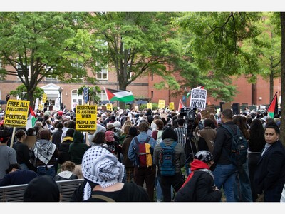 Gaza war protests spread to DC colleges.