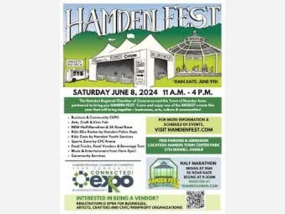 Hamden Fest is on June 8, 2024.