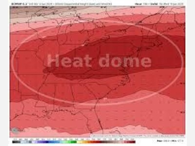 A heat dome is a weather hazard.