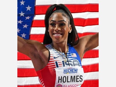 Watch Hamdenite Alexis Holmes Run at the 2024 Olympics