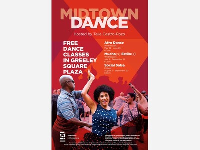 Midtown Dance Muchos Estilos Continues every Wednesday.