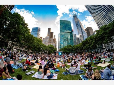 Paramount+ Movie Nights at Bryant Park in NYC returns for summer 2025.