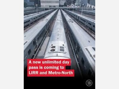 Metro-North unlimited day pass.