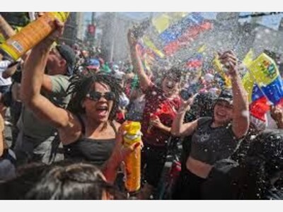 Venezuelans around the world celebrate U.S. capture of the country's leader Nicolas Maduro and his wife.