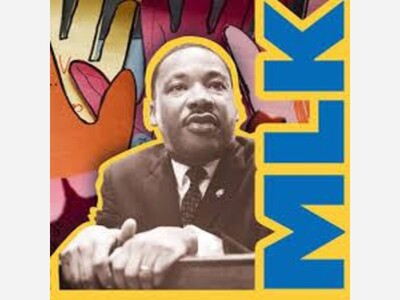 A gathering at the Yale Peabody Museum to celebrate Dr. Martin Luther King Jr.