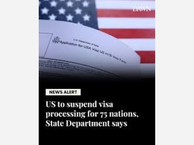 The US State Department to Suspend Visa Processing for Citizens of 75 Countries 