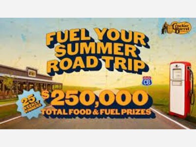 Cracker Barrel Free Food and Gas Promotion