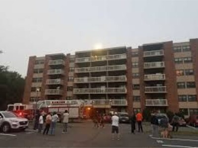 A Wednesday afternoon fire at the Broodmoor Apartments on Mix Avenue ignited in a closet.