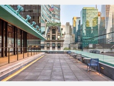 A hidden NYC gem with open-air skyline views.