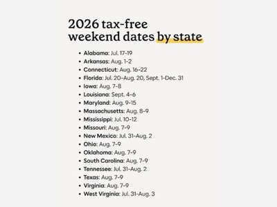 Several states, including Connecticut, have a tax holiday on school supplies.