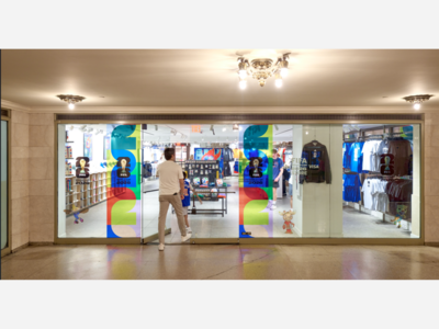 Fans can buy the official FIFA World Cup 2026 merchandise collection at the shop in Grand Central Terminal.